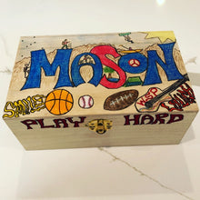 Load image into Gallery viewer, Mason loves sports, music, and with my influence on his life, he'll come to love adventure as well!