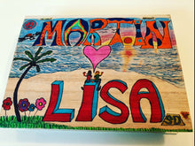 Load image into Gallery viewer, Congratulations Martin and Lisa!  Sending you an endless supply of gorgeous sunsets, whether it be San Diego or otherwise.  Peace and love to you!