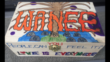 Load image into Gallery viewer, This box has a special story behind it.  It's a tribute to the Allman Brothers Band, but the woman that possesses it went to Wanee with her family in honor of her husband.  He had been taking his family to Wanee for the past 12 years as a family reunion.  He passed away a few months before Wanee so the family went in his honor.  She said this box is the perfect representation of her husband and she had to have it.  This was the last Wanee Festival ever making that memory that much more beautiful.