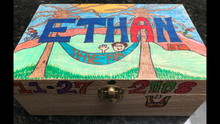 Load image into Gallery viewer, Ethan is my little cousin.  He loves skiing, mountain biking, and any adventure he comes across.  Happy Birthday buddy!