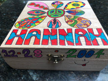 Load image into Gallery viewer, Hannah loves her colors.  Some special paisleys for you, cousin!
